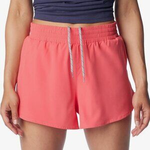 Columbia Hiking Outdoor 3" Inseam Shorts, Coral Pink, Women's XL, NWT